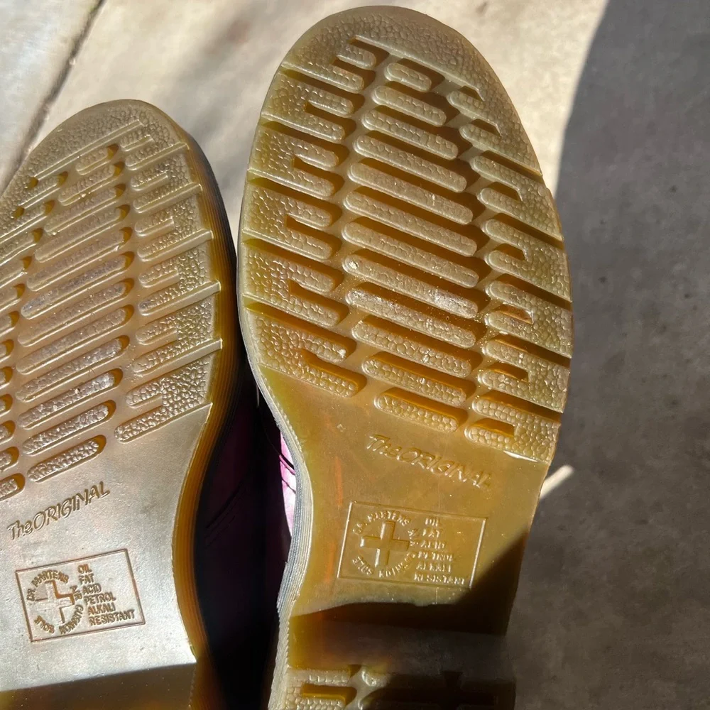 Doc Martens CUTE Purple Patent PASCALE 10084 AW004 Women’s Sz 8 RARE - Picture 10 of 13